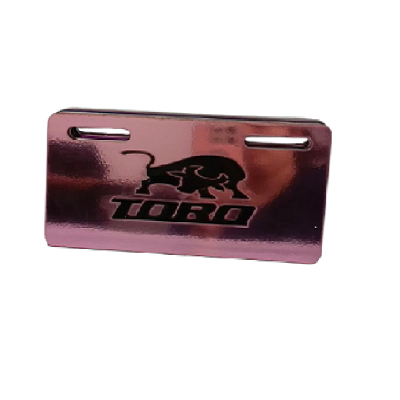 Placa Placa 3D Acrilico