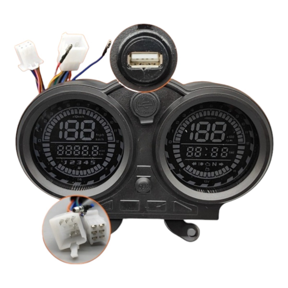 Tacómetro Completo ZZ-B150R Dígital Autoasia