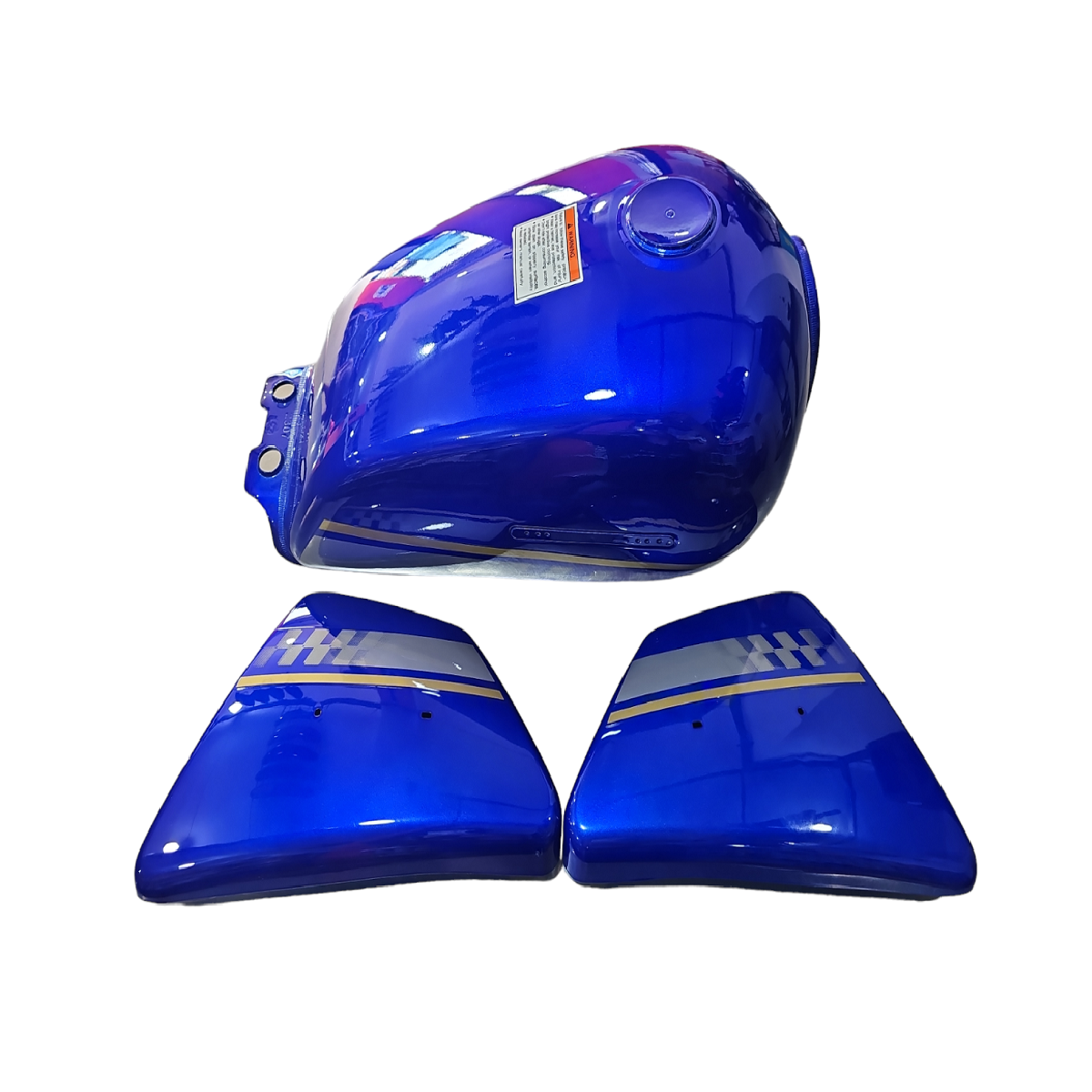Tanque De Gasolina Con Tapas Laterales Azul ZZ-OWGS Palmimoto