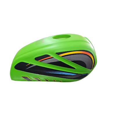 Tanque De Gasolina Con Tapas Laterales ZZ-B150R Verde RT