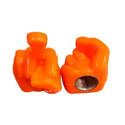 Tapa Gusanillo Tipo Mano Naranja