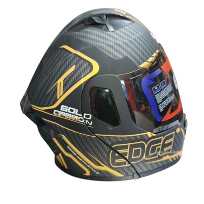 Casco Shezhen Golde,Modular,Dorado/Negro Mate Visor:Ahumado T:XL EDGE (EG-41.8119.4.DM)