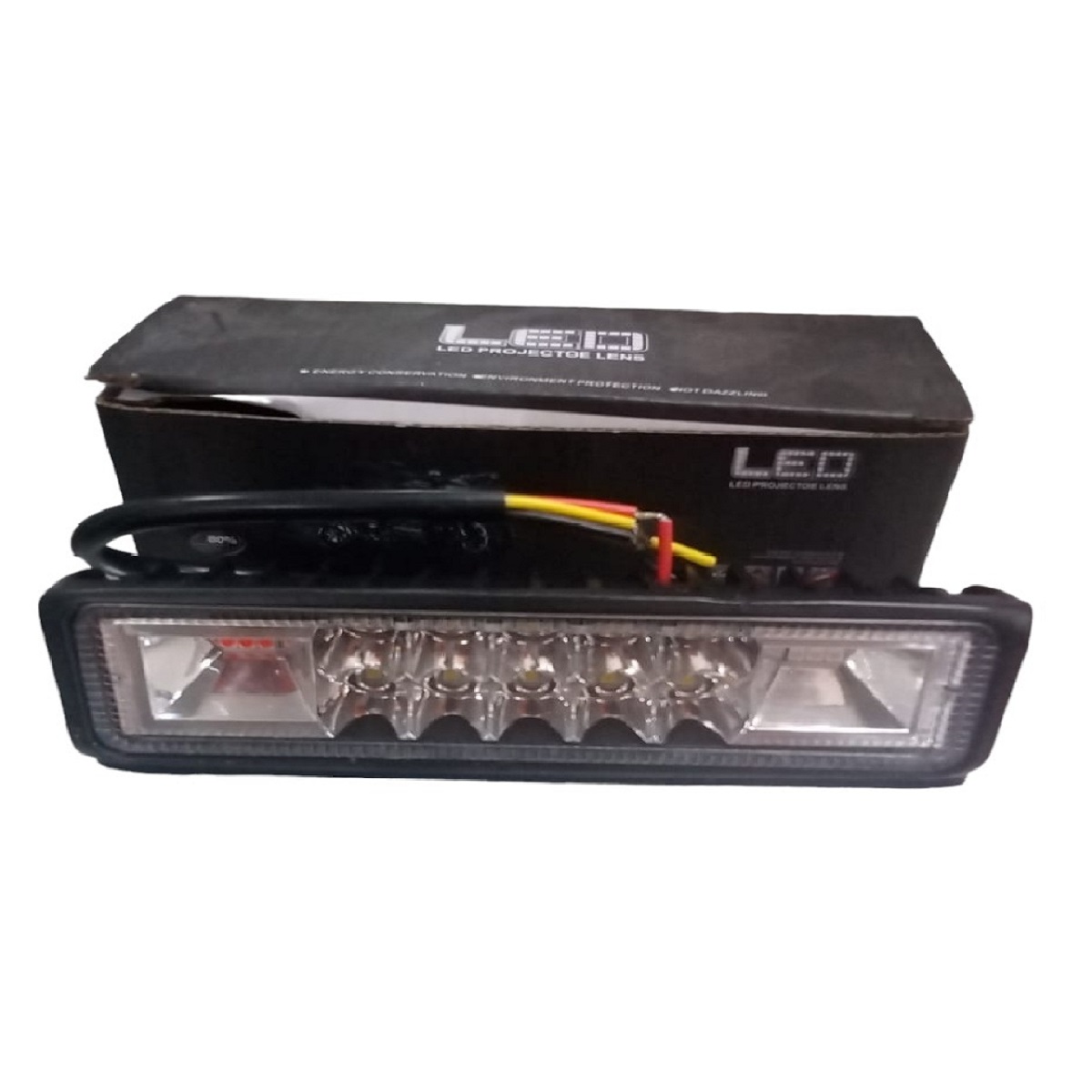 Led Rectangular Finita 12 Bombillo RT