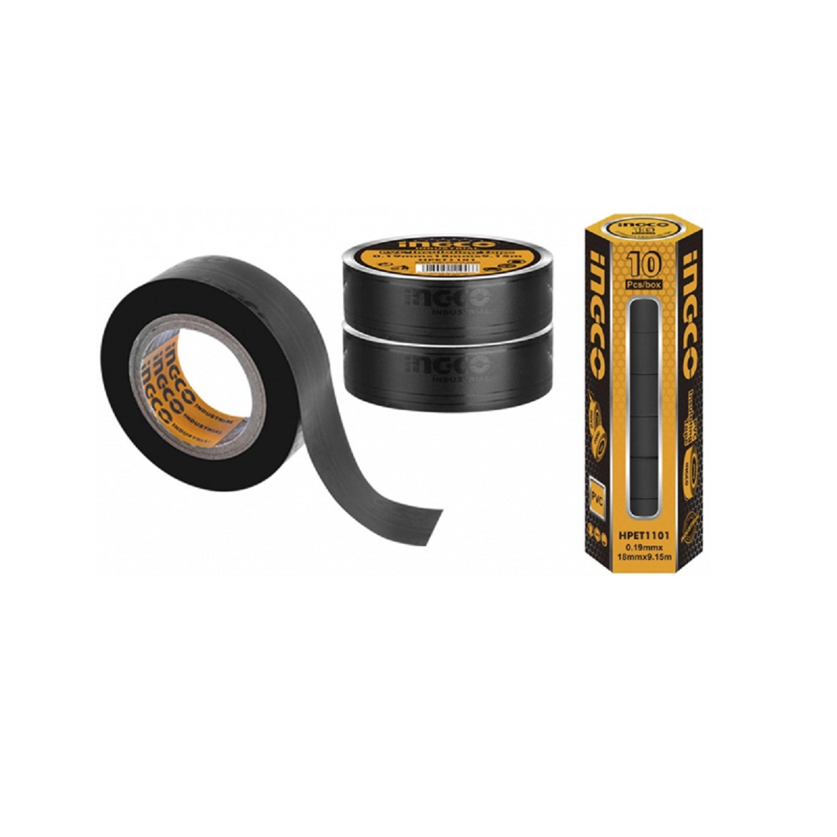 Teipe Cinta Aislante De PVC 9,15M x 18MM  INGCO