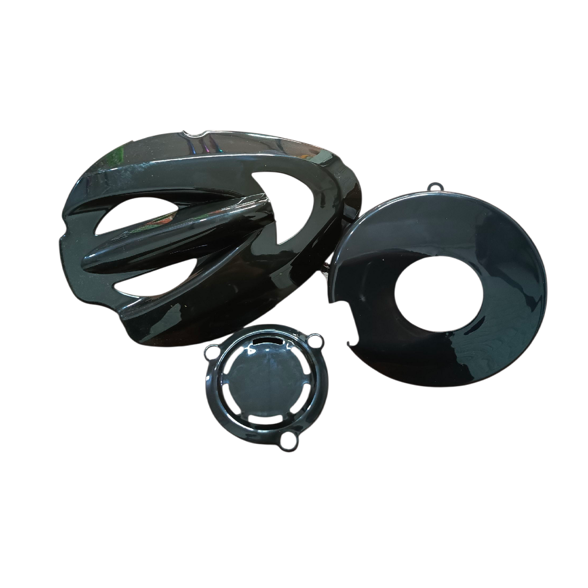 Kit Tapa Motor Clochera /Platinera Negra ZZ-Megazuki