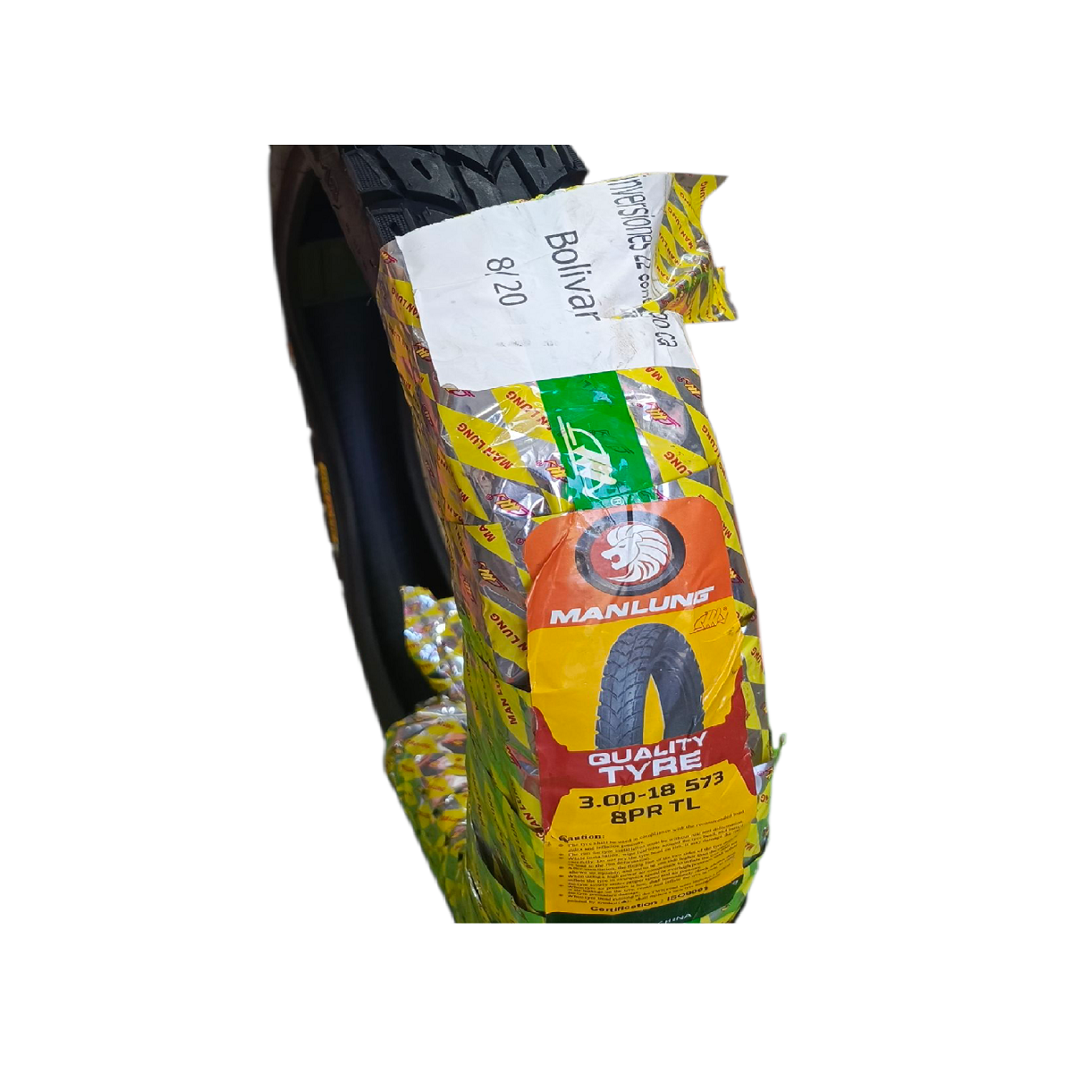 Caucho 3.00-18 ML-E-573 8PR TL Royal Motos (Sin Descuento)