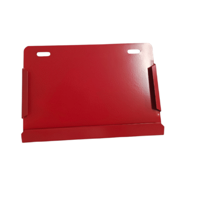 Porta Placa De Aluminio Rojo ZZ-Rey