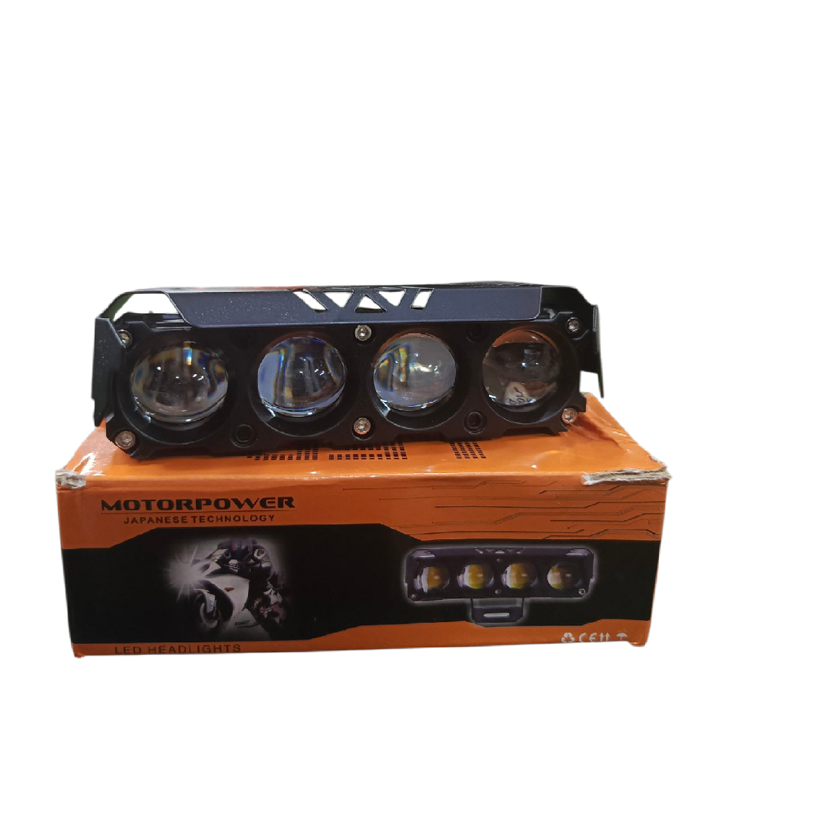 Faro Led Antiniebla C/Carcaza 4Lupa ZZ-Motorpower