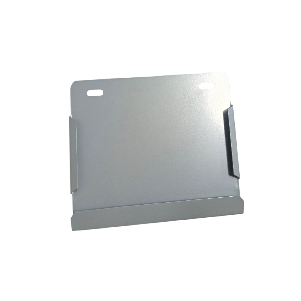 Porta Placa De Aluminio Plateada ZZ-Rey