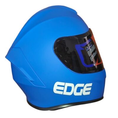 Casco Frankie Solido Integral Azul Metalizado Mate Visor:Ahumado T:S EDGE (EG-85.21.01.DM)