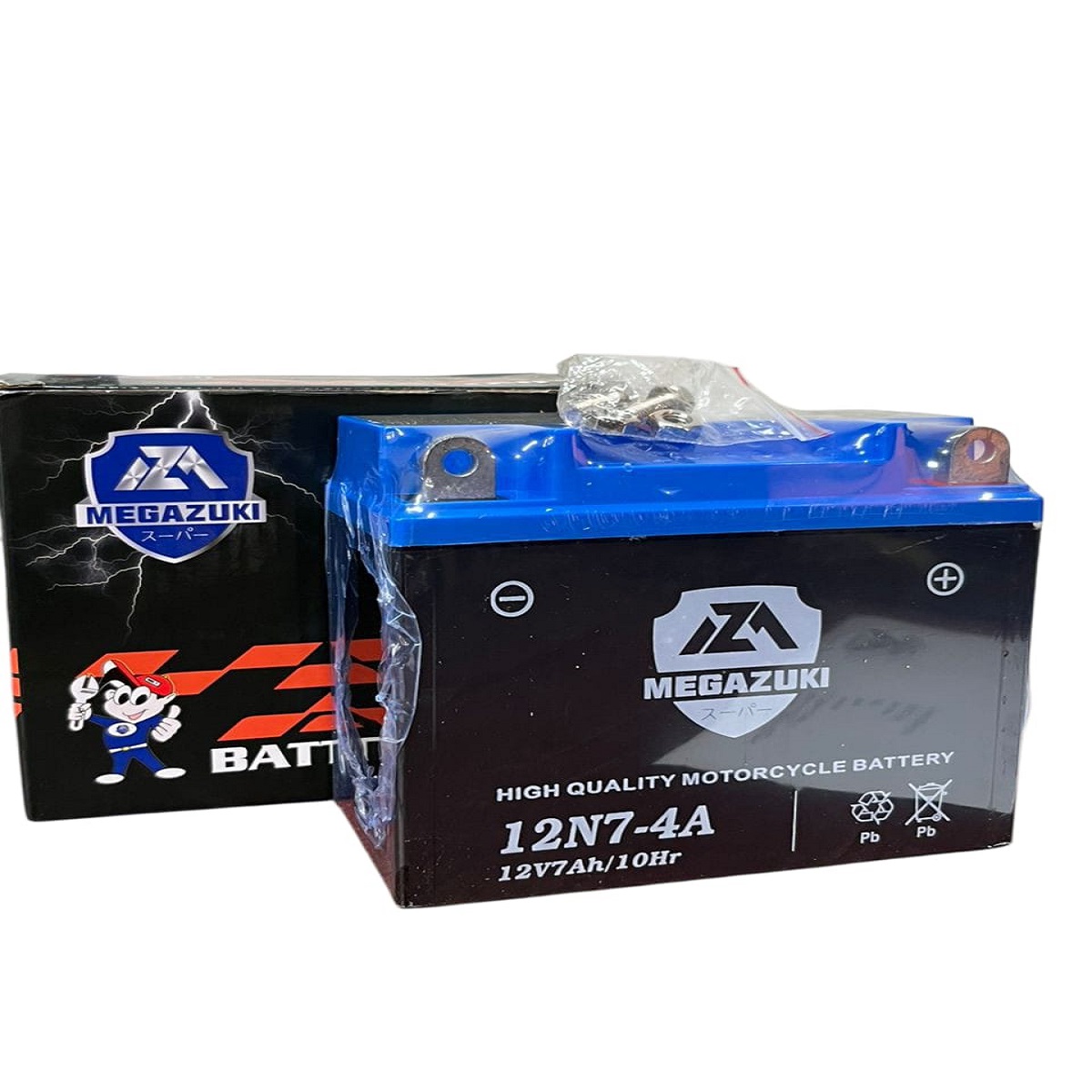 Bateria Seca Ow9 12N9BS Negra ZZ- Megazuki