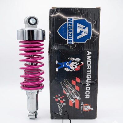 Amortiguador Doble Resorte Fucsia-CG150 Megazuki