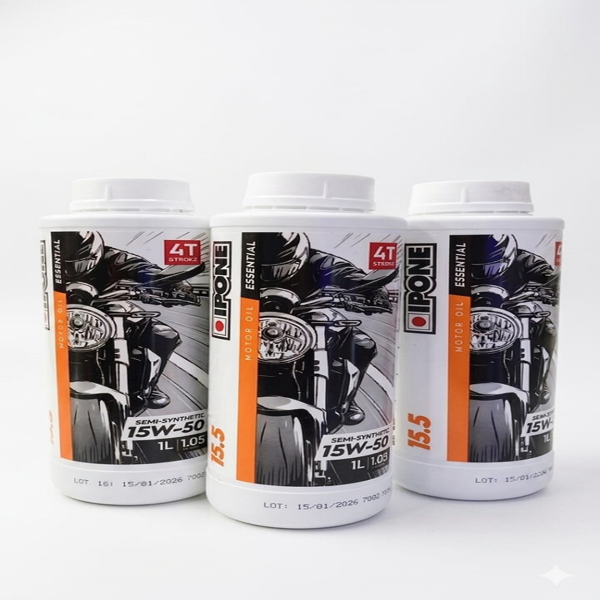 Aceite 15W50 4T Semi-Sintetico-Ipone