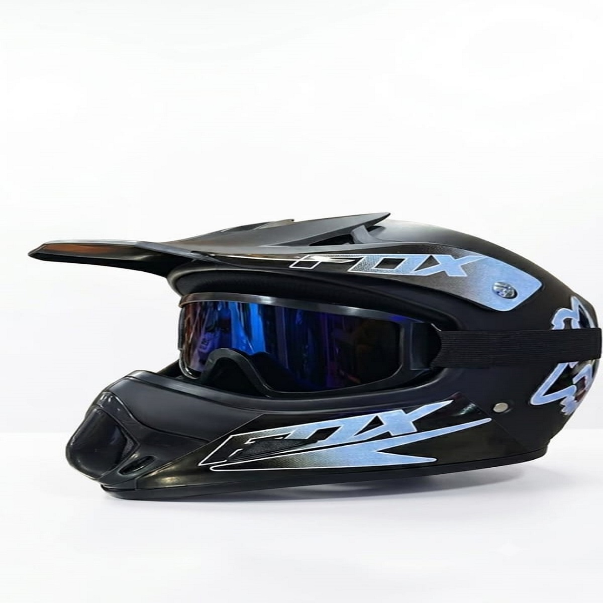 Casco Cross Con lente ZZ-Megazuki