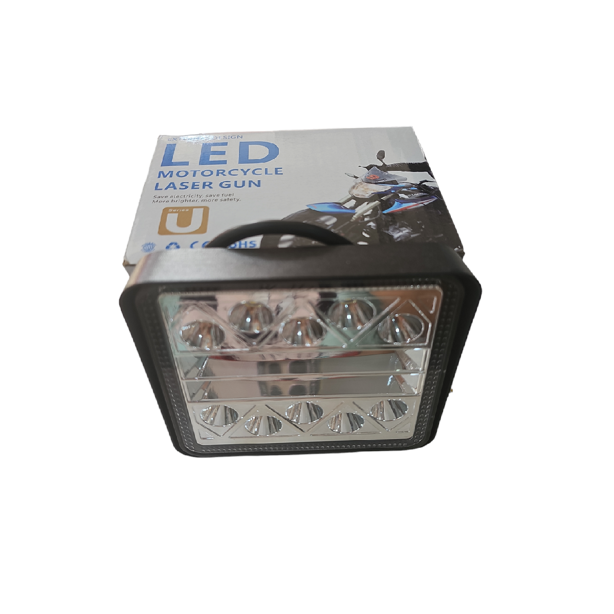Barra Led Plana Cuadrada 10 Bombillo ZZ