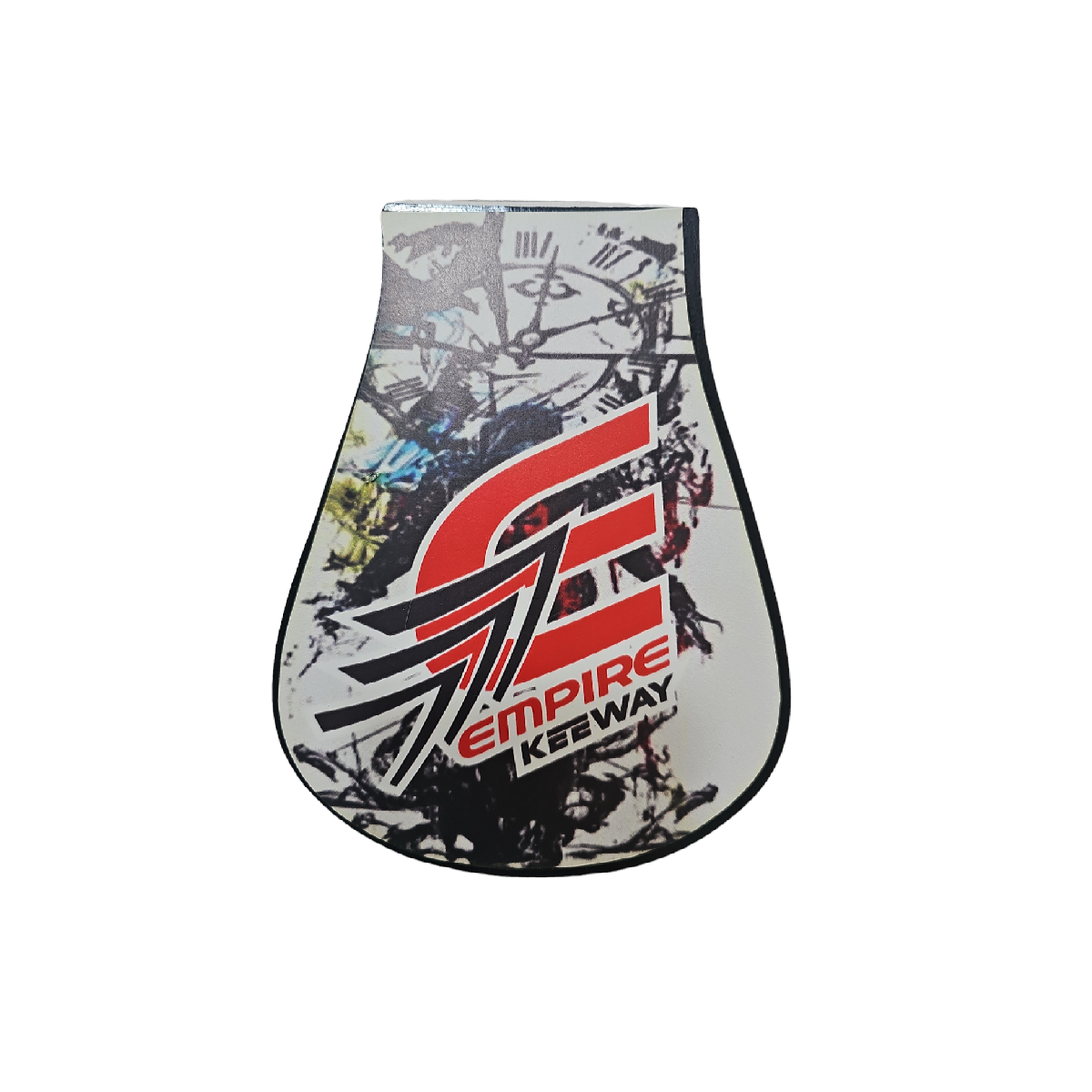 Chapaleta Estampada Blanca-Rojo ZZ