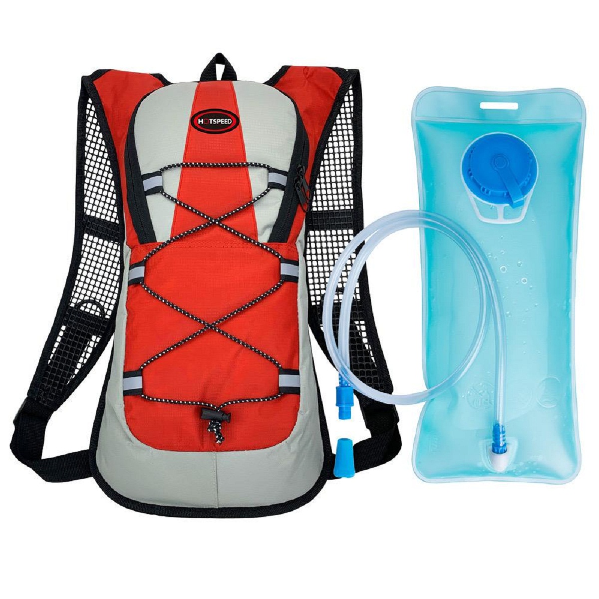 Mochila De Nailon color Rojo