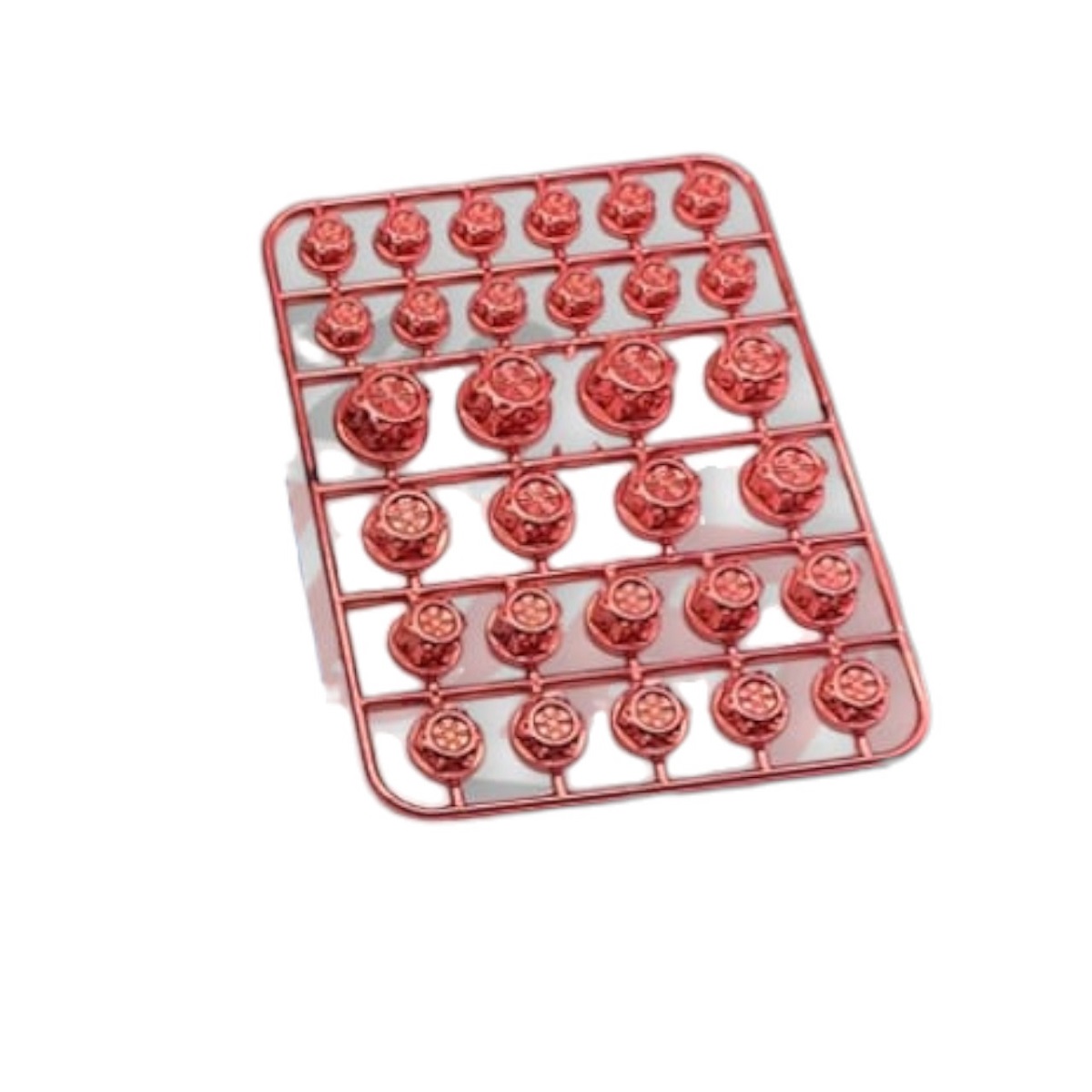 Kit Tapa De Tornillo Lujo Motor Rojo