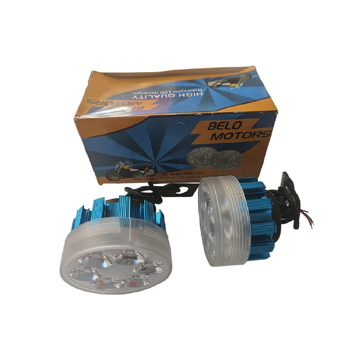 Ojo De Angel Led Base Azul ZZ