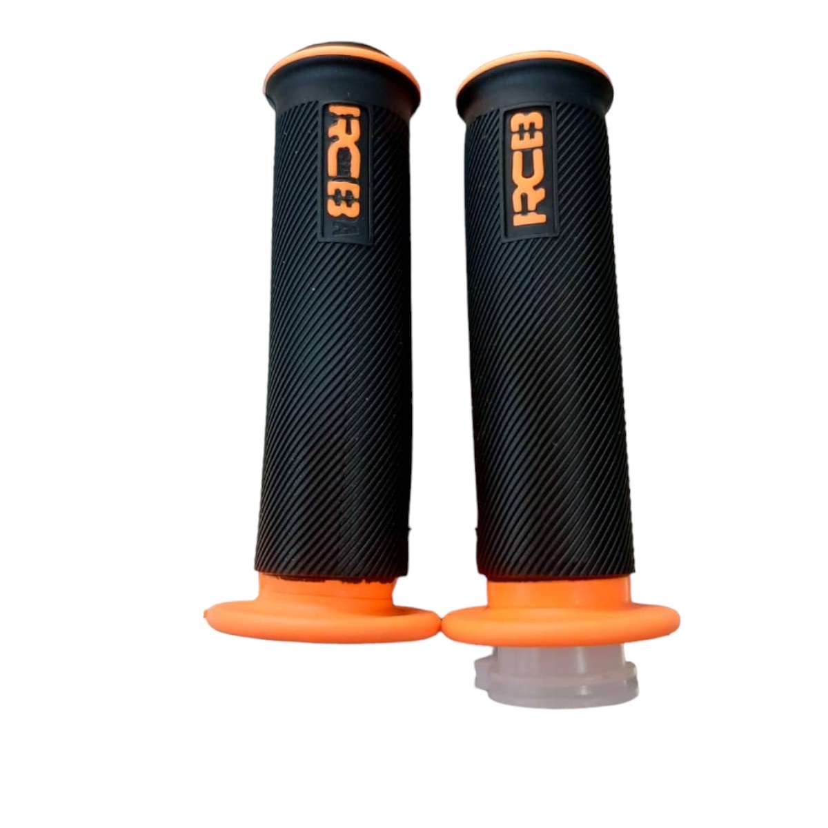 Puño Goma Textura Rayada RCB Naranja Autoasia