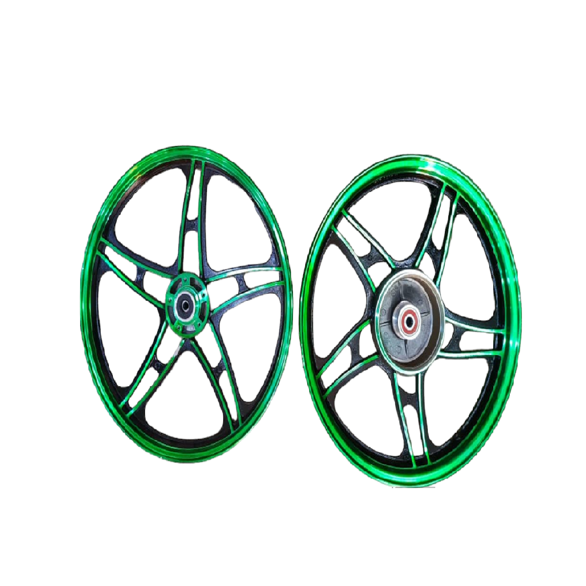 Rin Delantero y Trasero ZZ-H1 Verde Autoasia