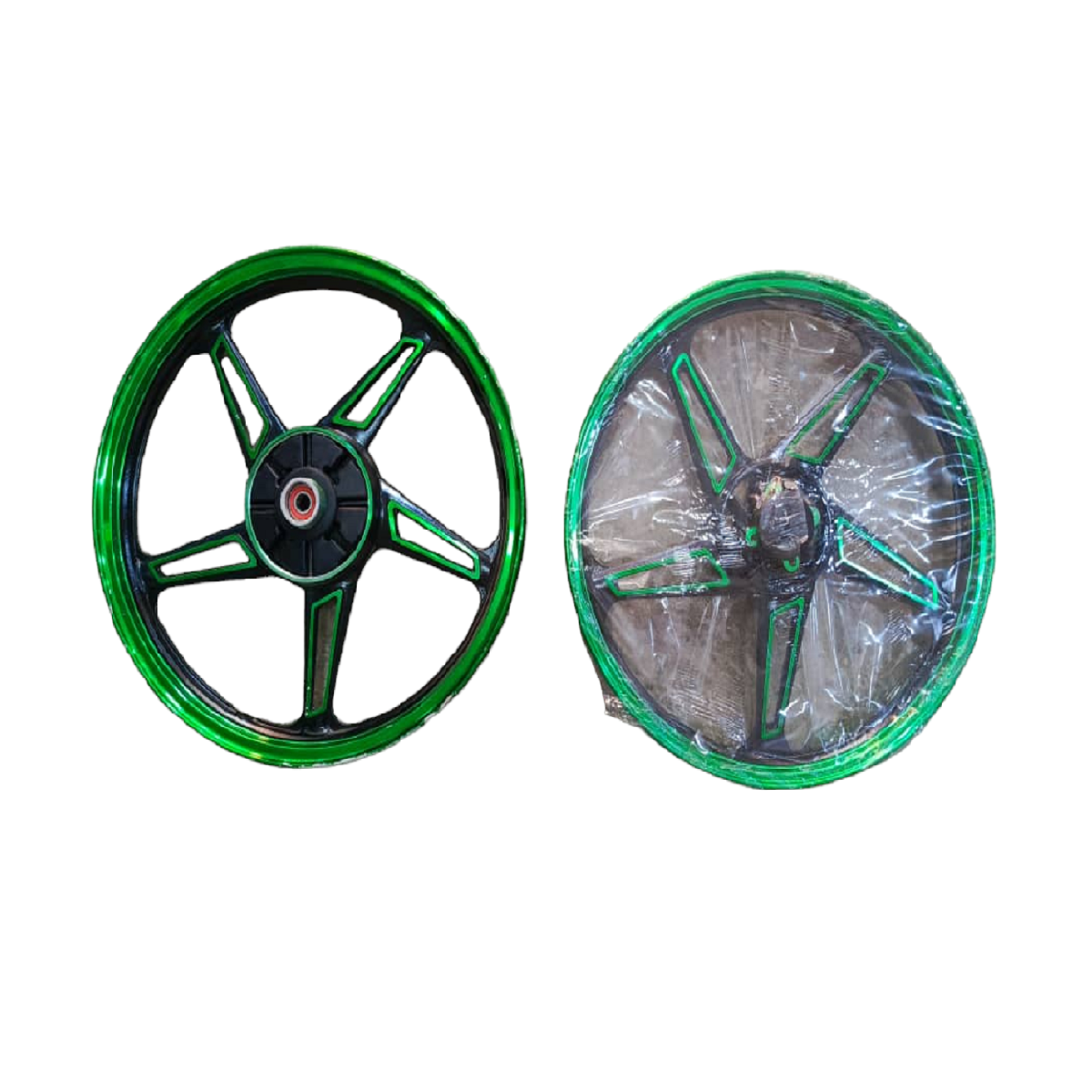 Rin Delantero y Trasero ZZ-B150S Verde Autoasia