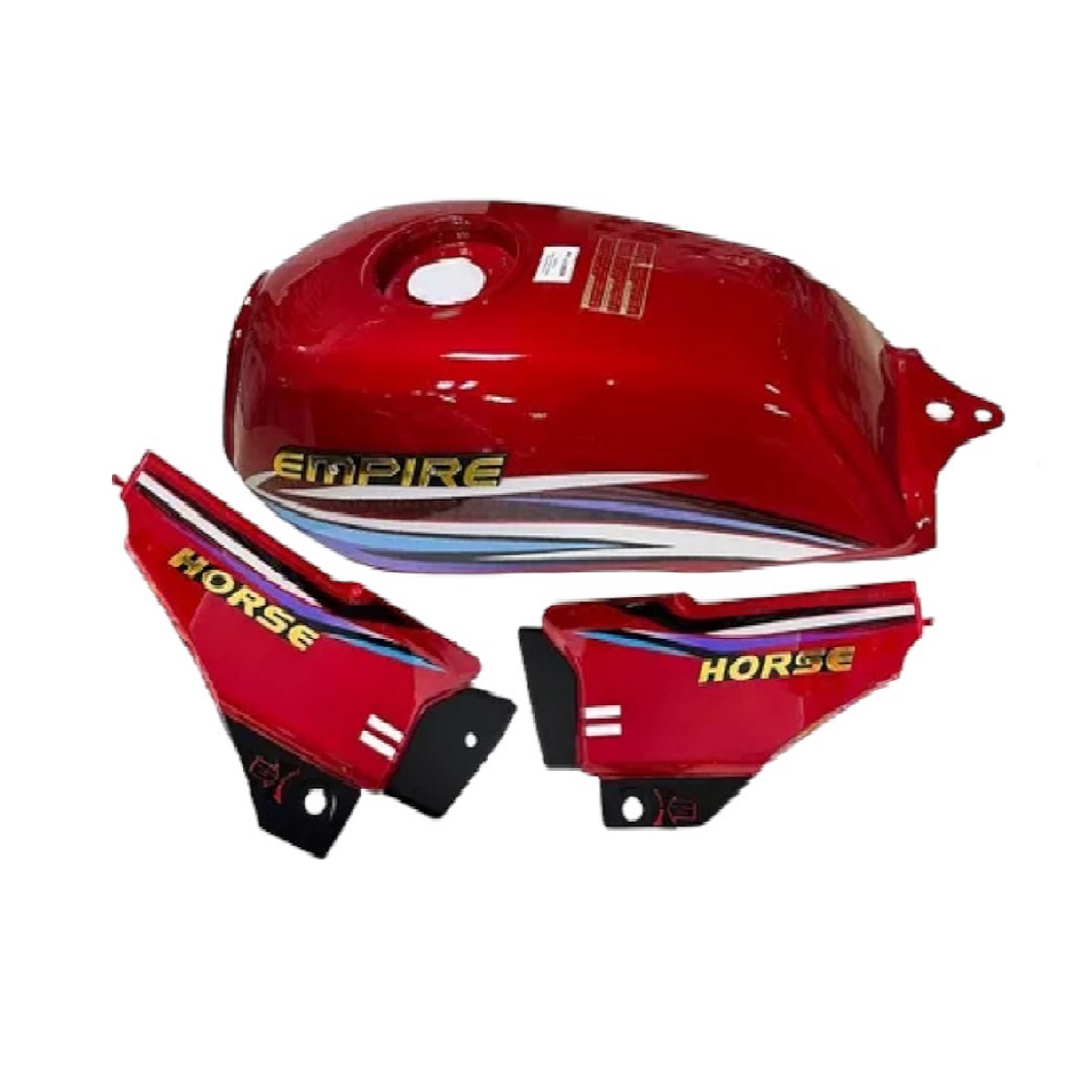 Tanque Gasolina ZZ-H1 Rojo Con Tapas Laterales Palmimoto