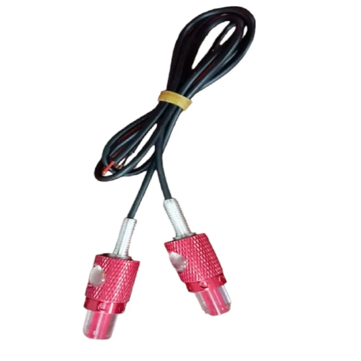 Tornillo Porta Placa C/Luz Rojo ZZ