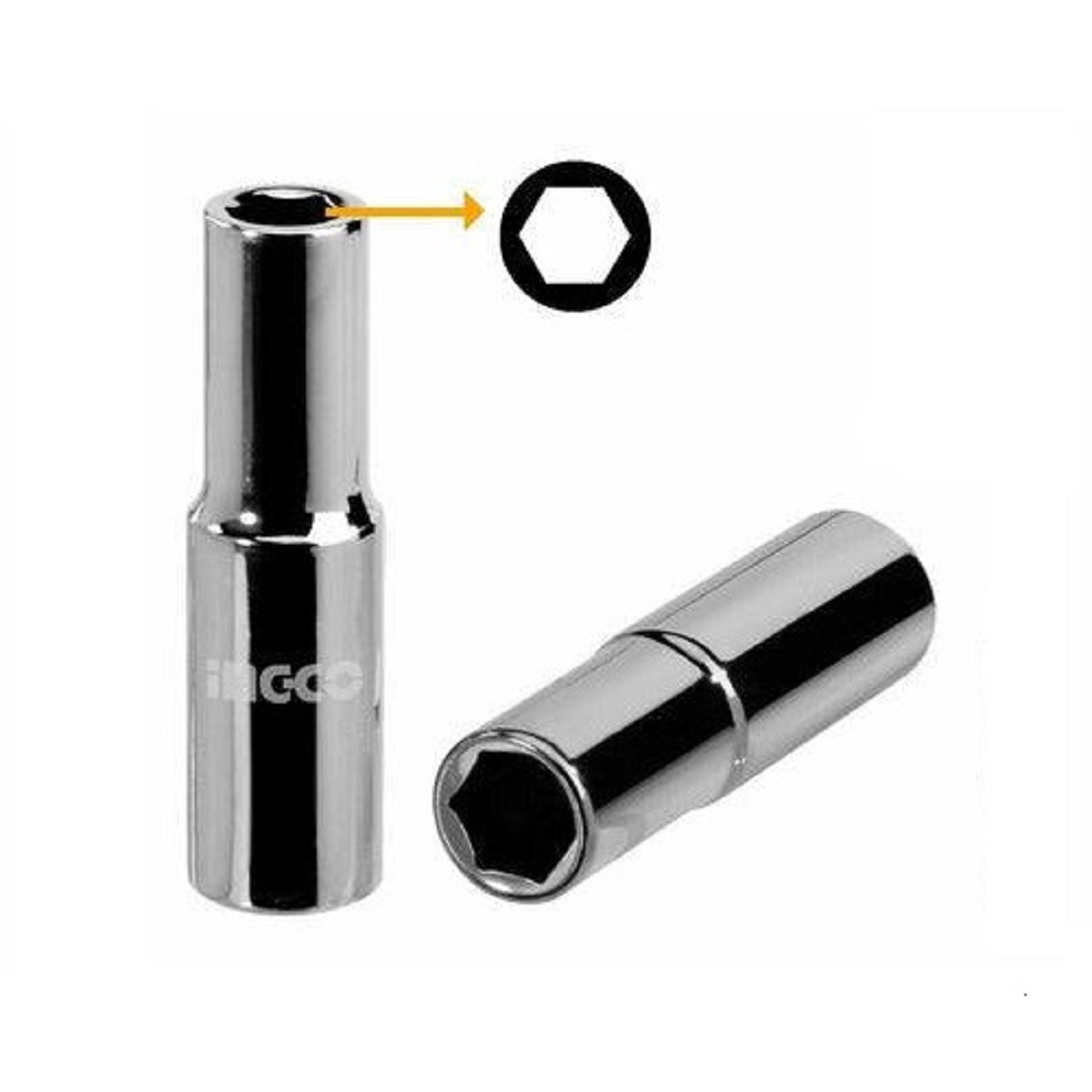 Dado Hexagonal 8mm X 12 Profundo INGCO