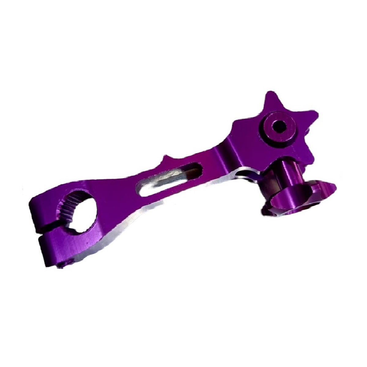 Leva Abre Bandas De Freno De Aluminio Metalizado Color Morado Federal