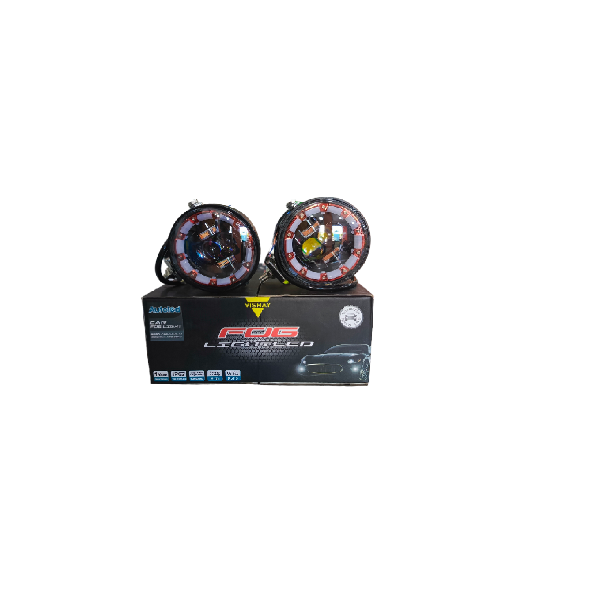 Faro Auxiliar 3.5 MMR-02 6000ML 60W Rojo Kdenco