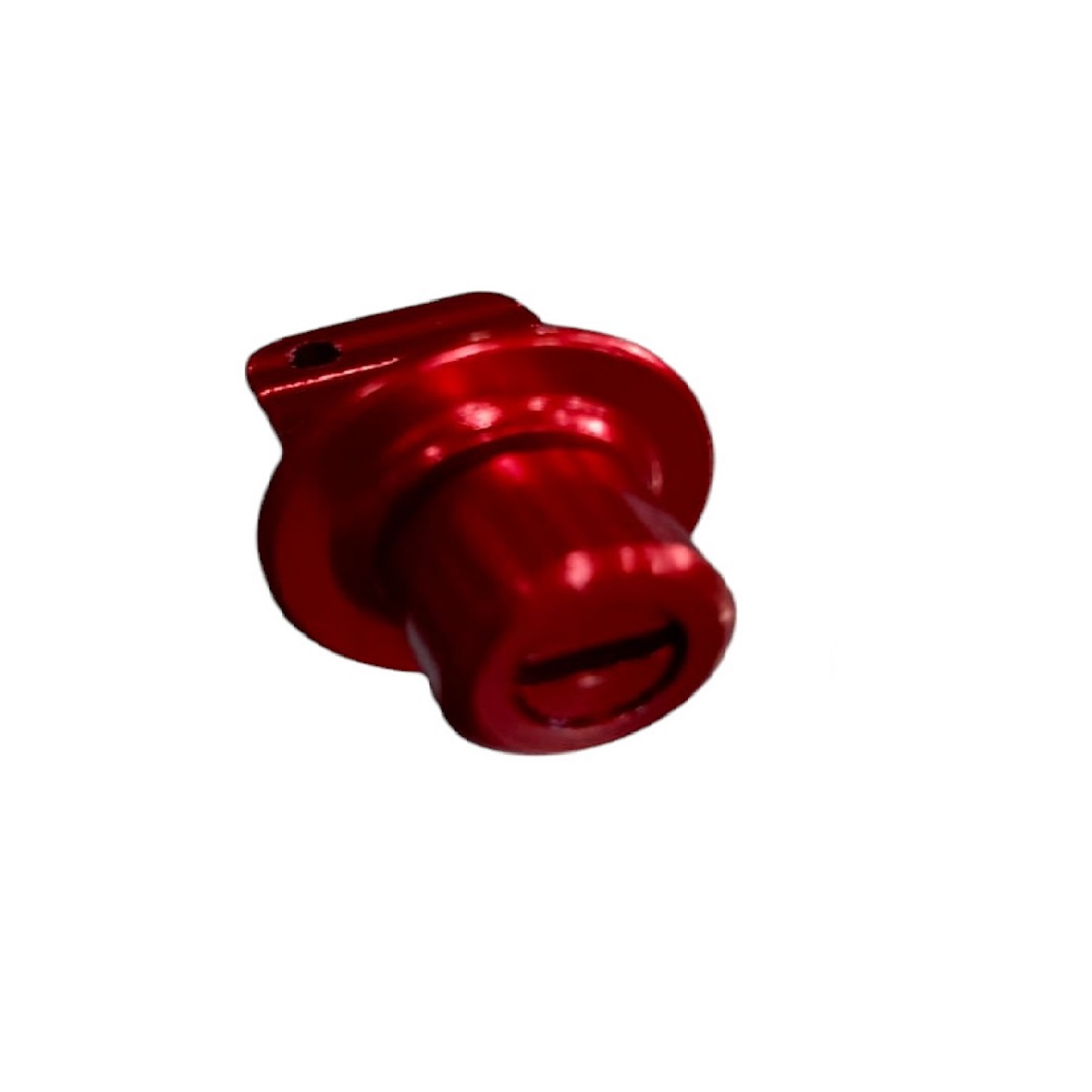 Porta  Llave Moto Metalico Hexagonal Rojo