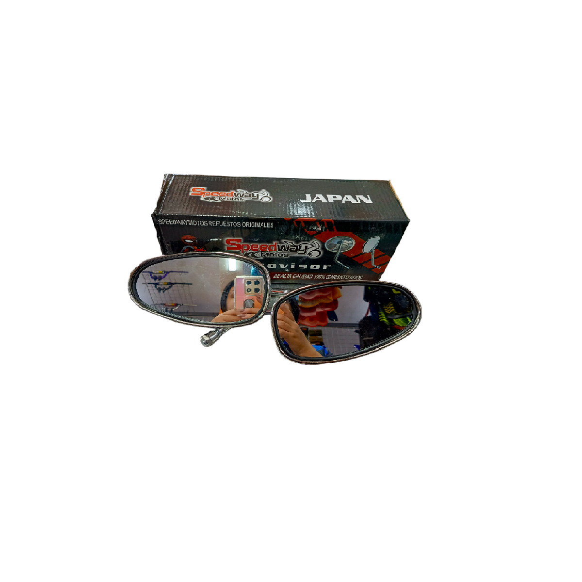 Espejos Retrovisor ZZ-H1 Cromado Speedway