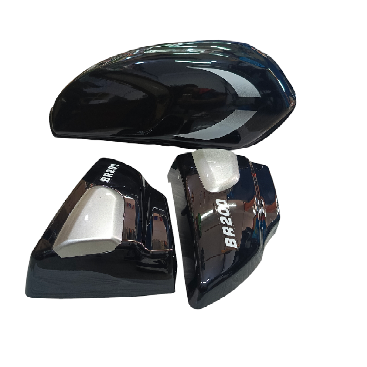 Tanque ZZ-B200 Con Tapas Laterales Negro Speedway