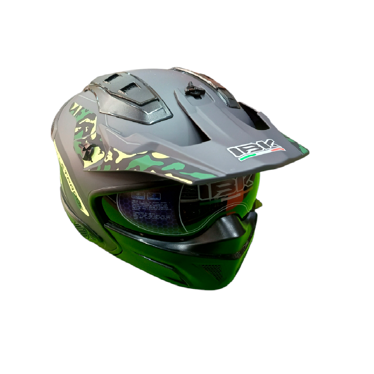 Casco Motocross Negro Matte 218 ZZ-Kdenco