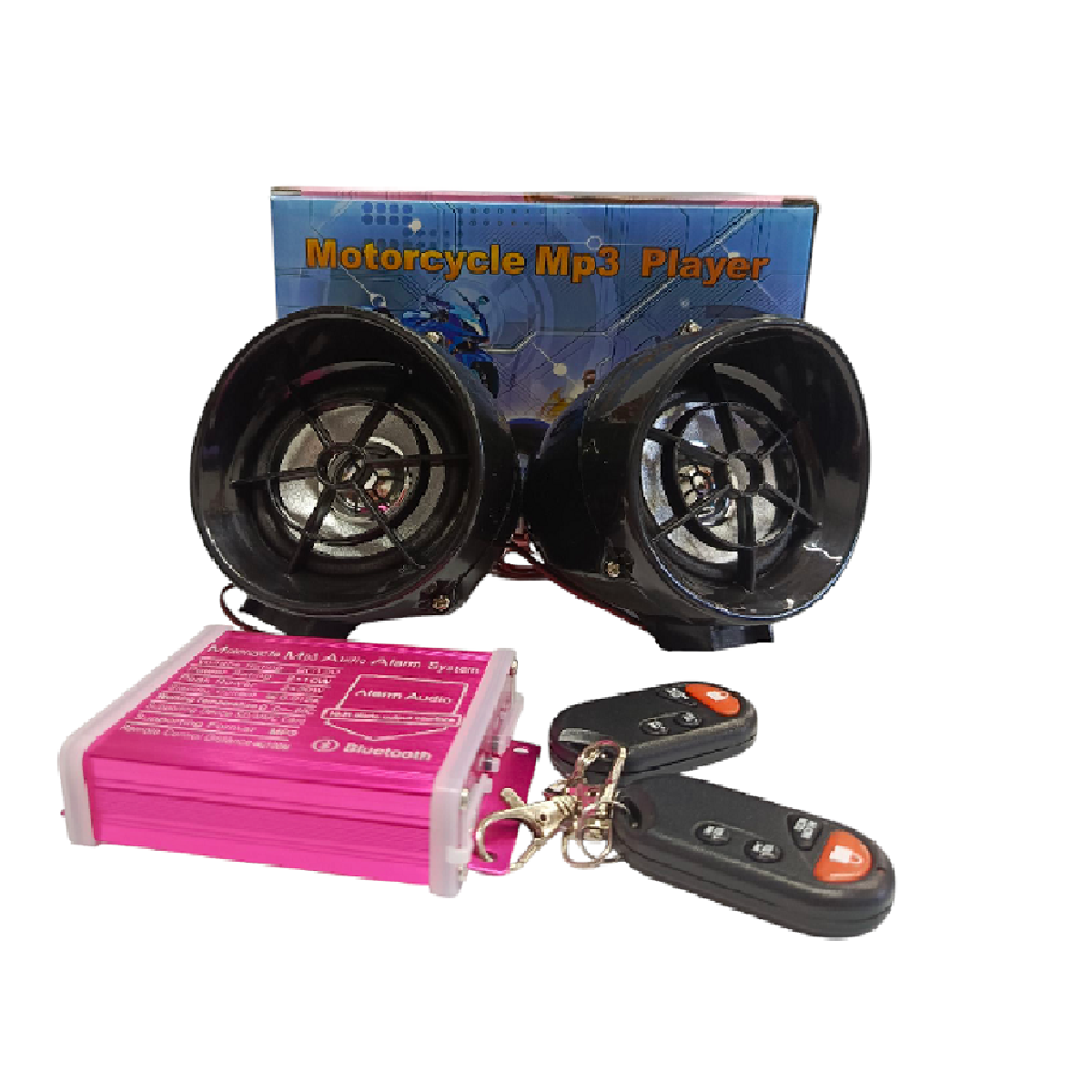 Alarma MP3 F043N Negro Con Controles ZZ-Lider