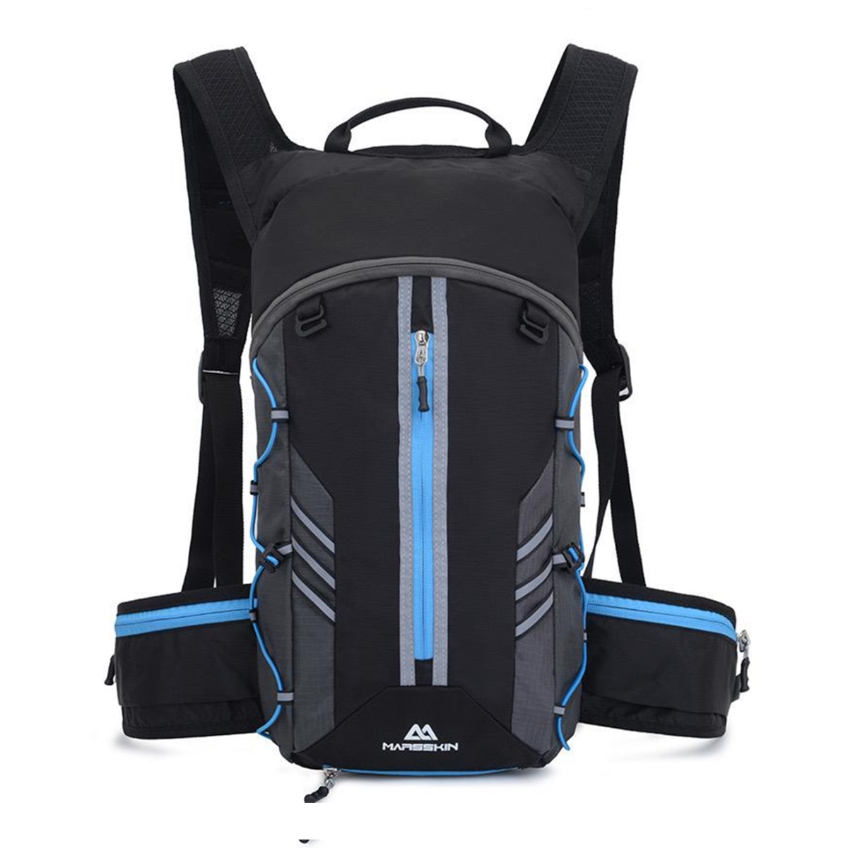 Bolso Deportiva Impermeable Negro-Azul ZZ