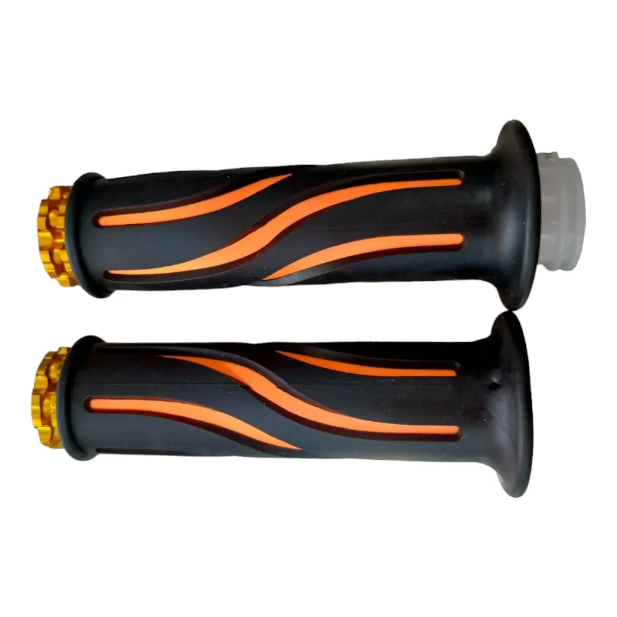 Puño Goma Lisa Acanalada Con Tapa Troquelada Naranja Auto Asia